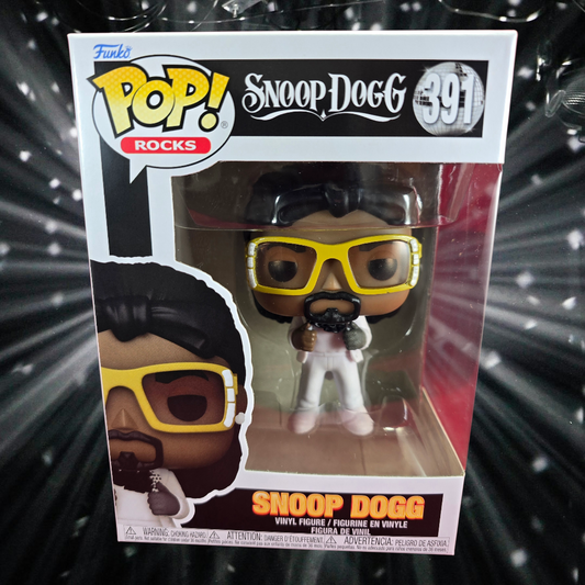 Snoop Dogg Funko # 391 (Nib)
With pop protector