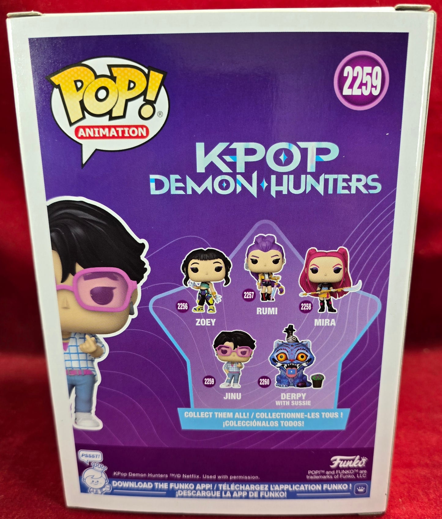 Jinu Funko # 2259 (Nib)
With pop protector
