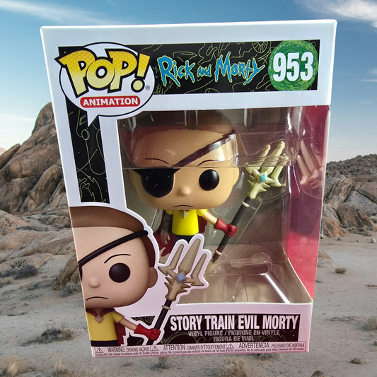 Story Train Evil Morty funko # 953 (nib) With pop protector