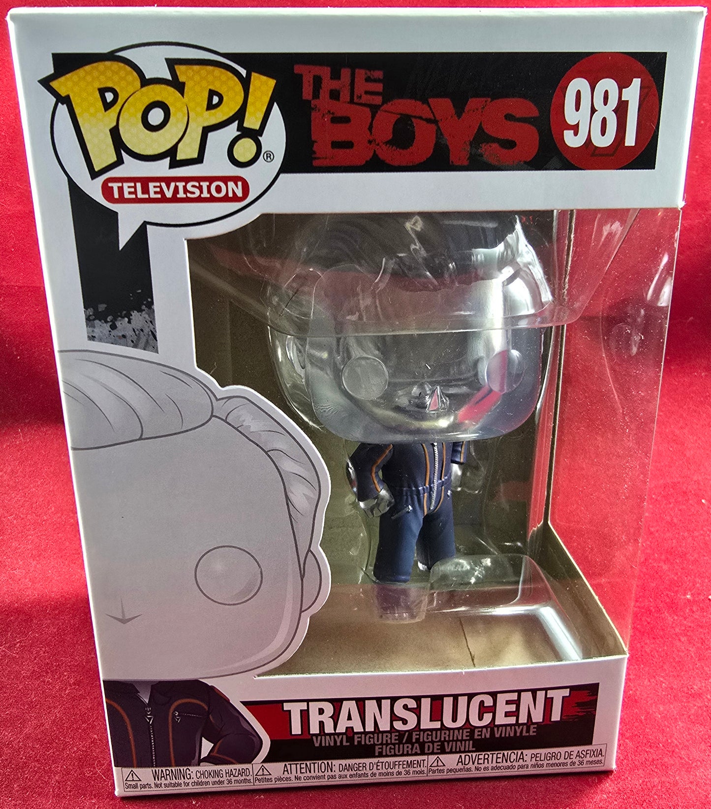 Translucent funko # 981 (nib) With pop protector