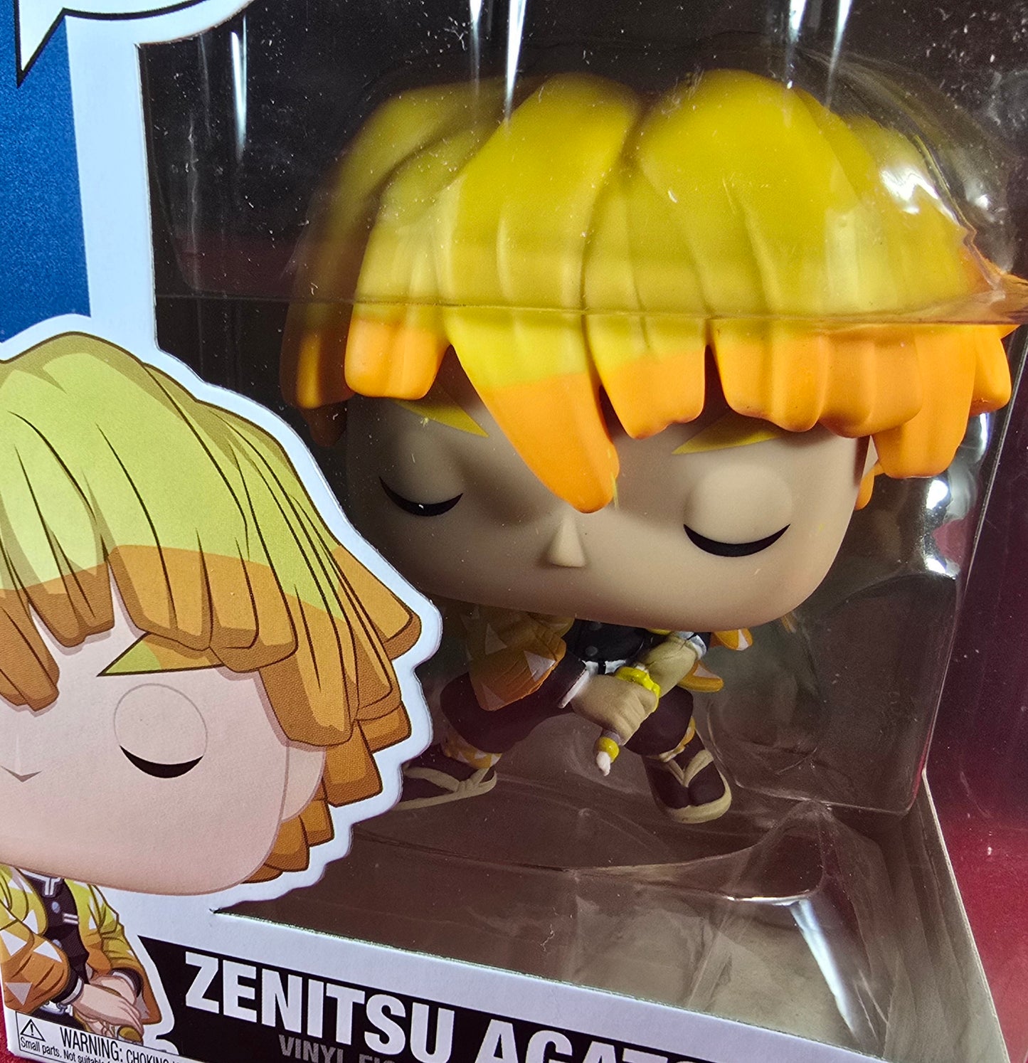 Zenitsu Agatsuma funko # 869 (nib) With pop protector