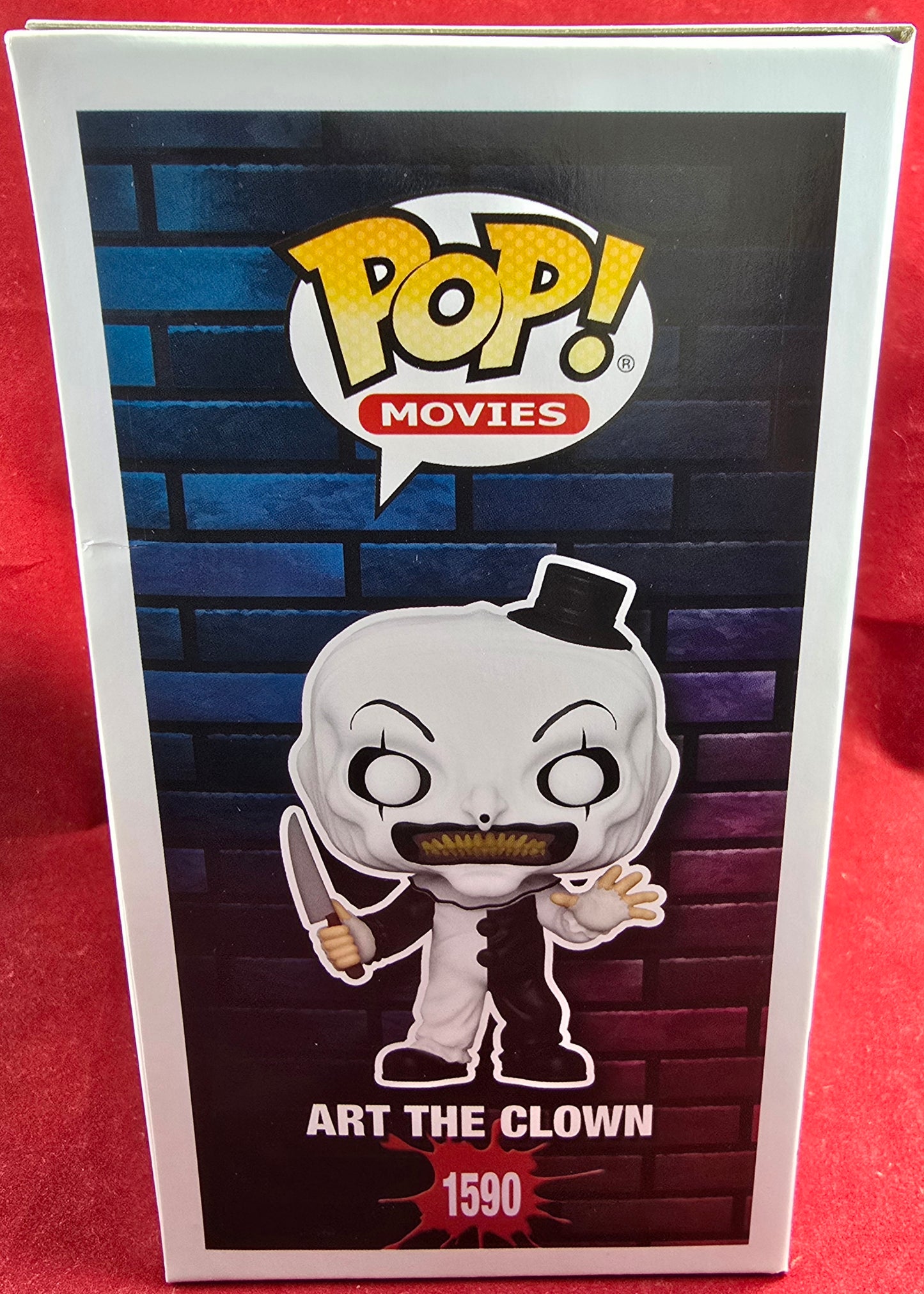 Art the clown funko # 1590 with pop protector