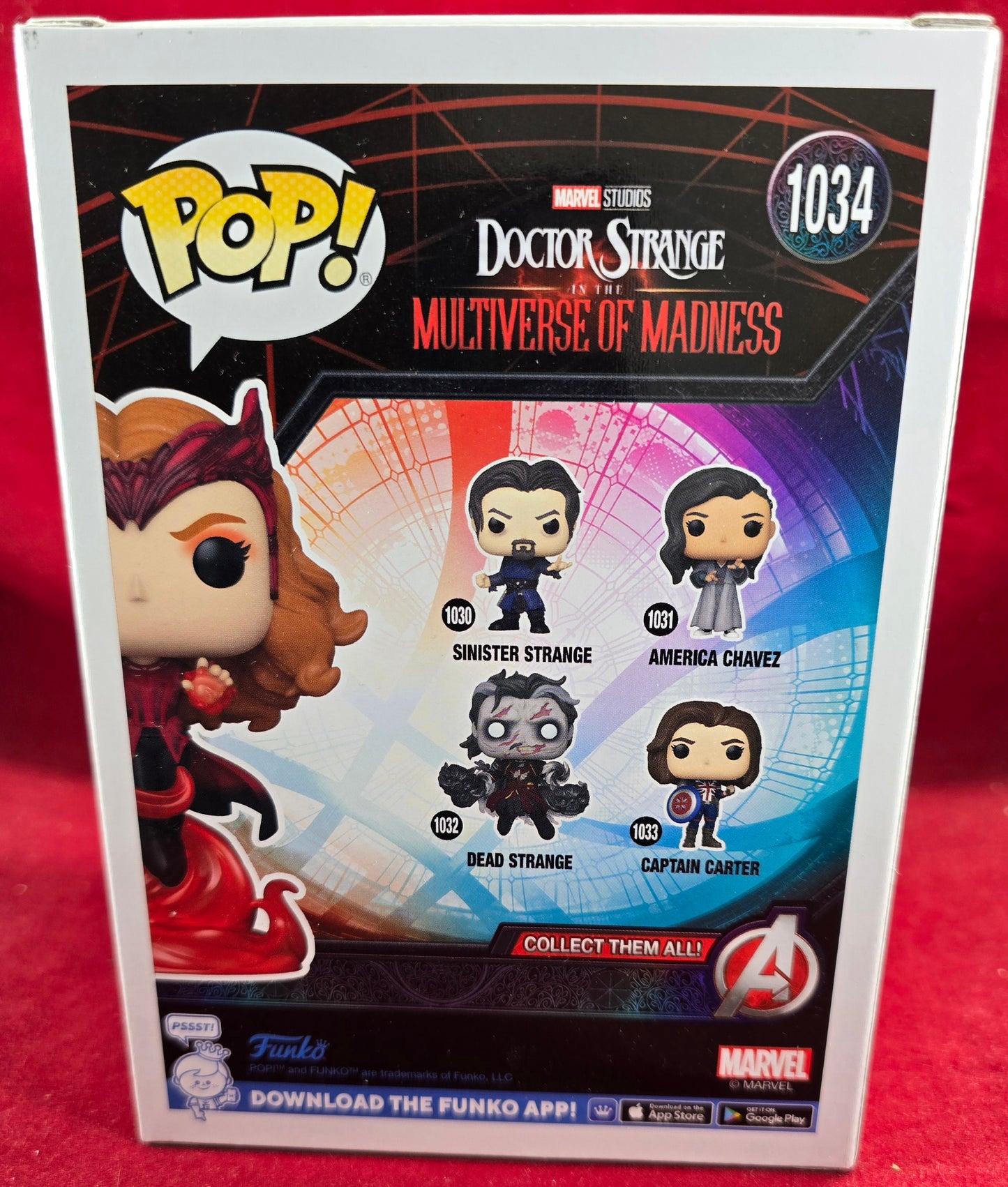 Scarlet Witch walmart exclusive funko # 1034 (nib) With pop protector