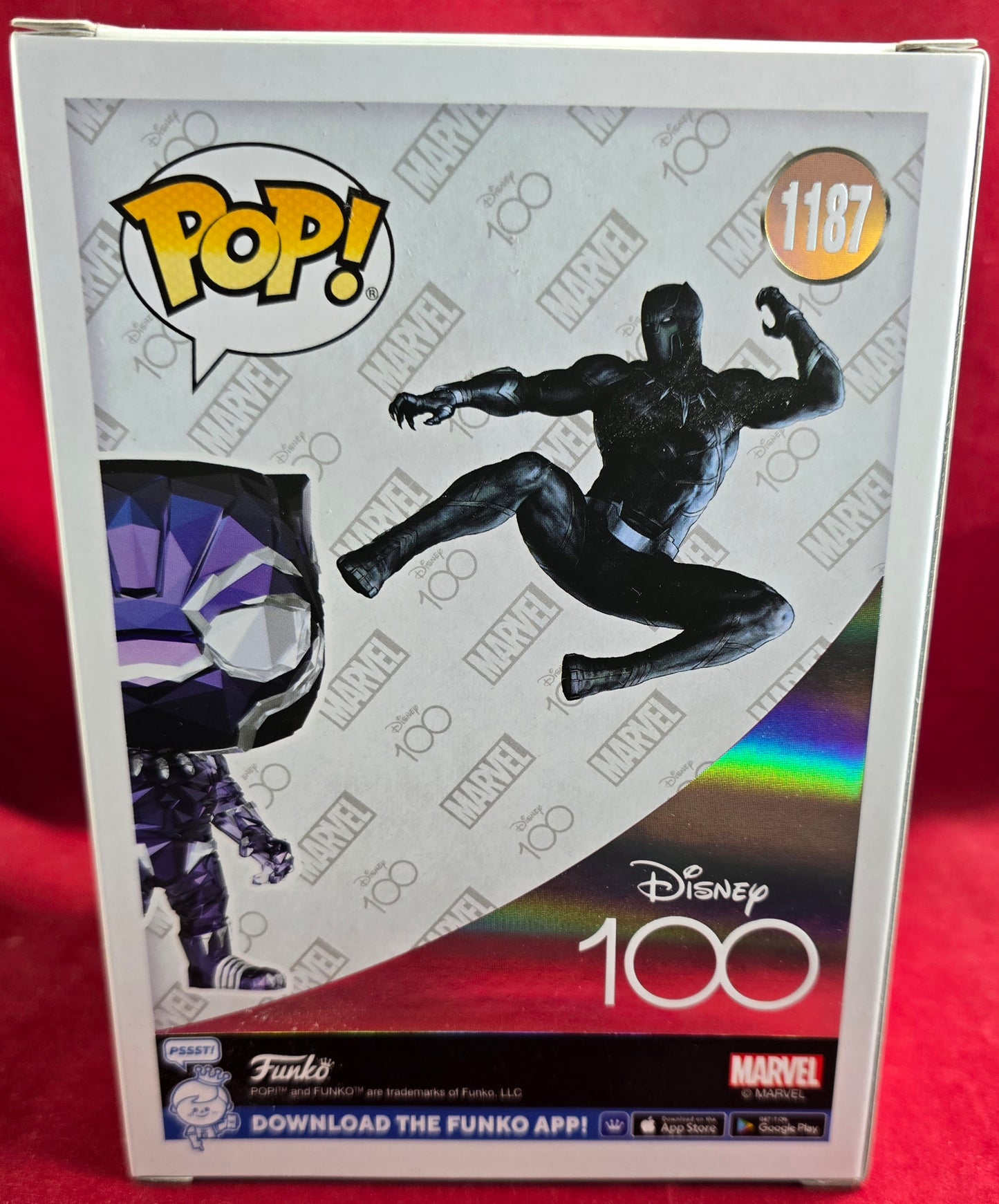 Black panther funko exclusive # 1187 (nib) With pop protector