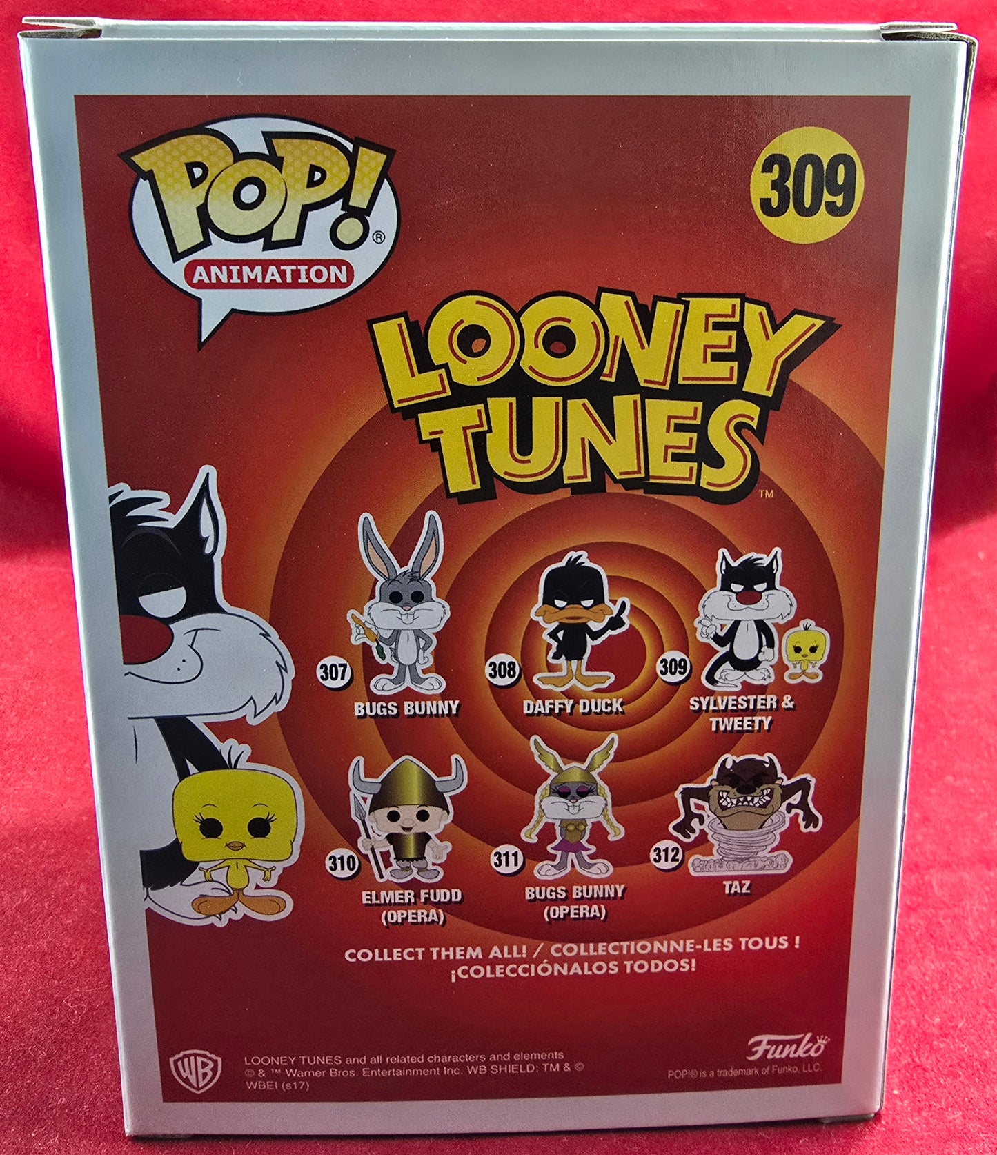 Sylvester & tweety funko # 309 (nib) With pop protector