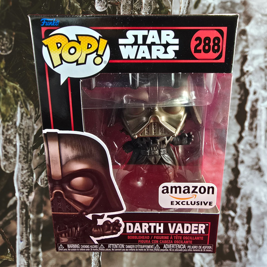 Darth vader amazon exclusive funko # 288 (nib) with pop protector