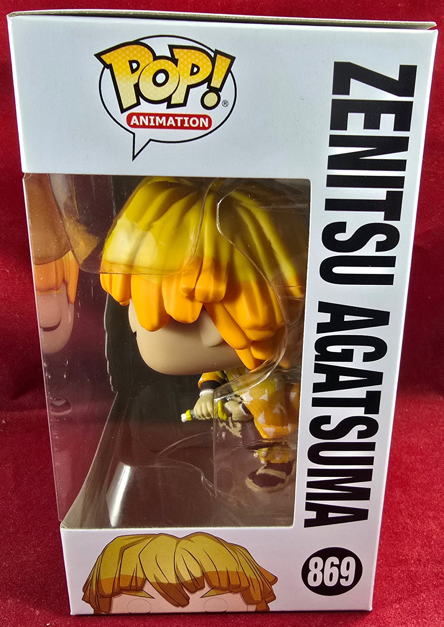 Zenitsu Agatsuma funko # 869 (nib) With pop protector