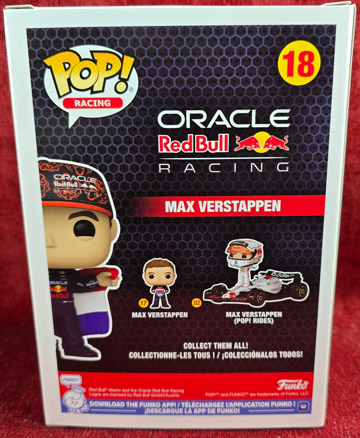 Funko Pop! Racing: Max Verstappen # 18 (Nib)
With pop protector