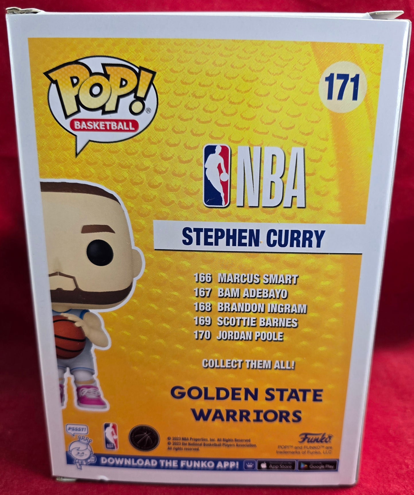 Stephen Curry Target Con exclusive funko # 171 (nib) With pop protector