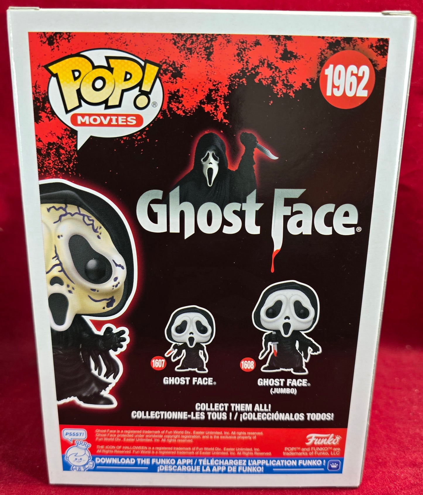 Funko Pop! Scream-Ghost Face-Target Con Ex Funko # 1962 (Nib)
With pop protector