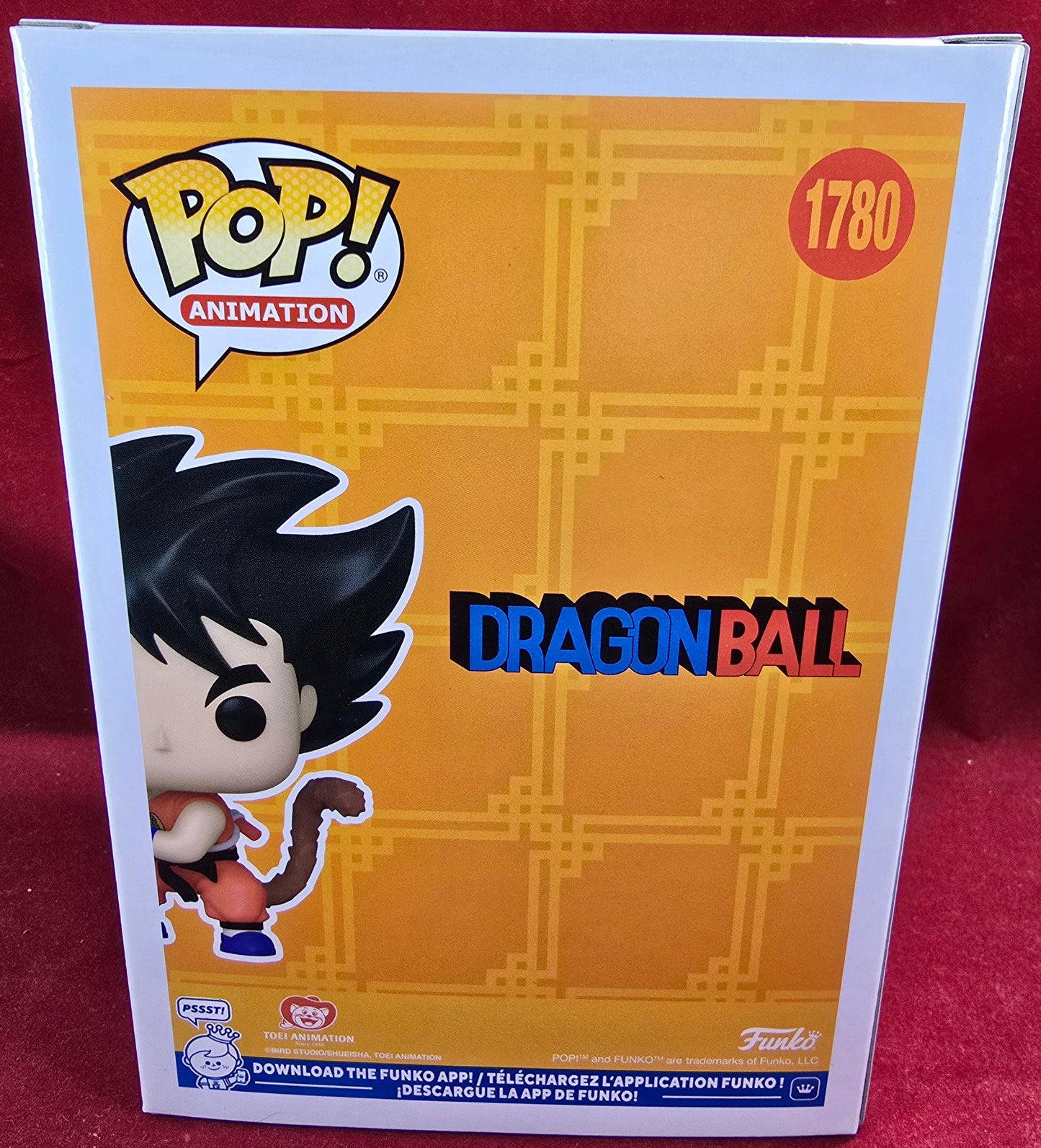 Goku with kamehameha funko # 1780 (nib) With pop protector