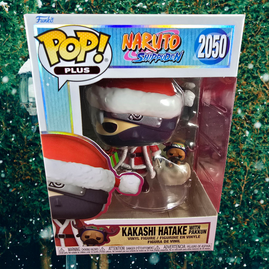 Kakashi Hatake with Pakkun funko # 2050 (nib) With pop protector