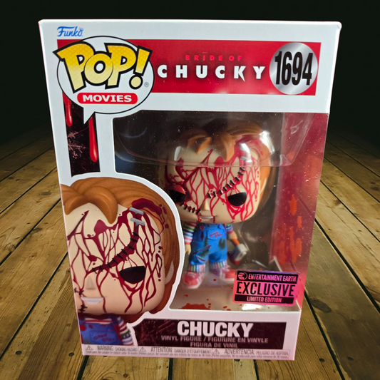 Chucky entertainment earth exclusive funko # 1694 (nib) With pop protector