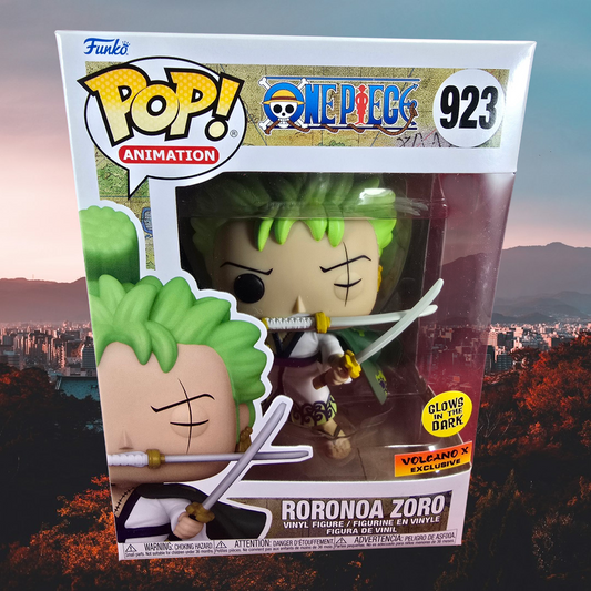 Roronoa Zoro Volcano x exclusive funko # 923 (nib) With pop protector