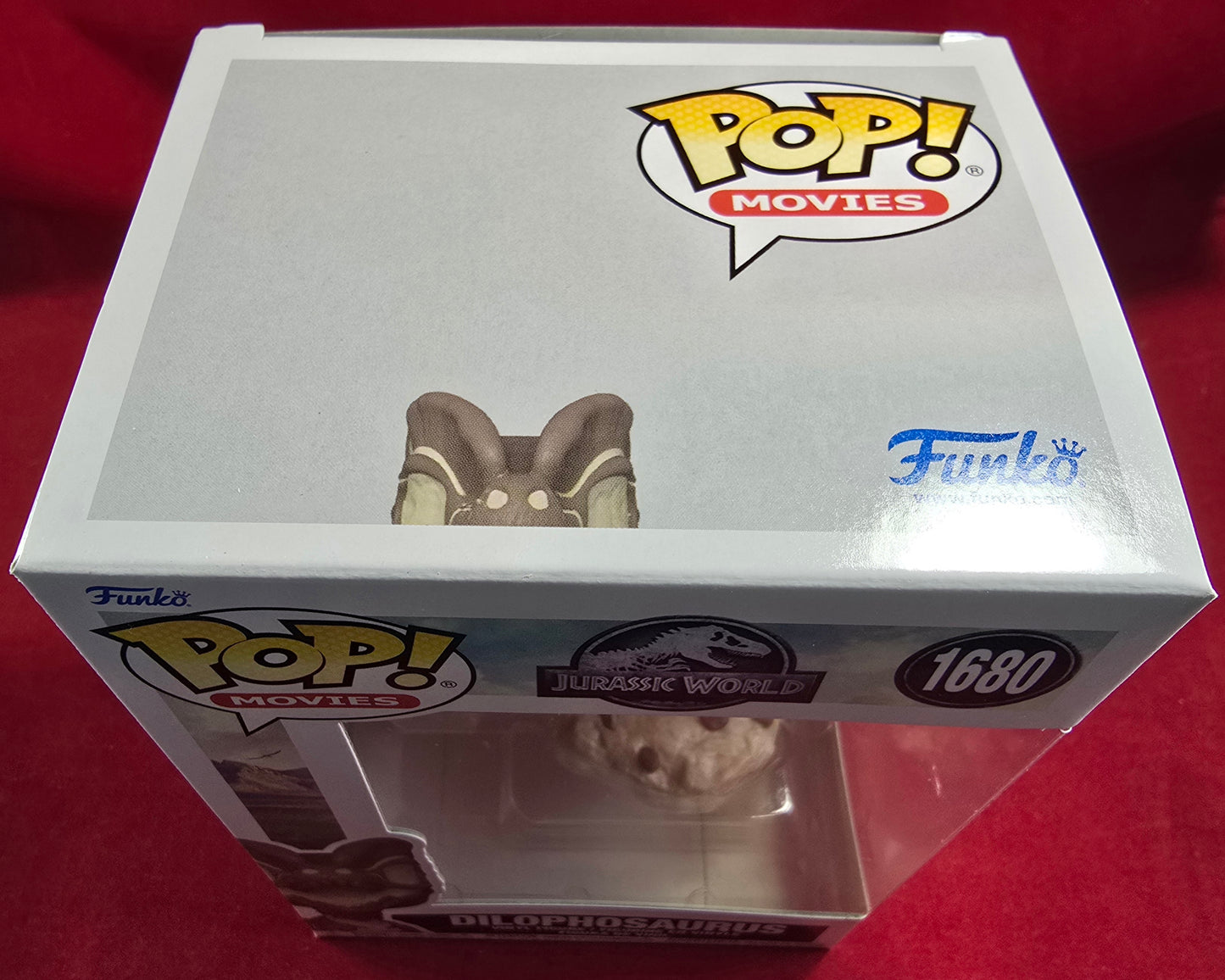 Dilophosaurus funko # 1680 (nib) With pop protector