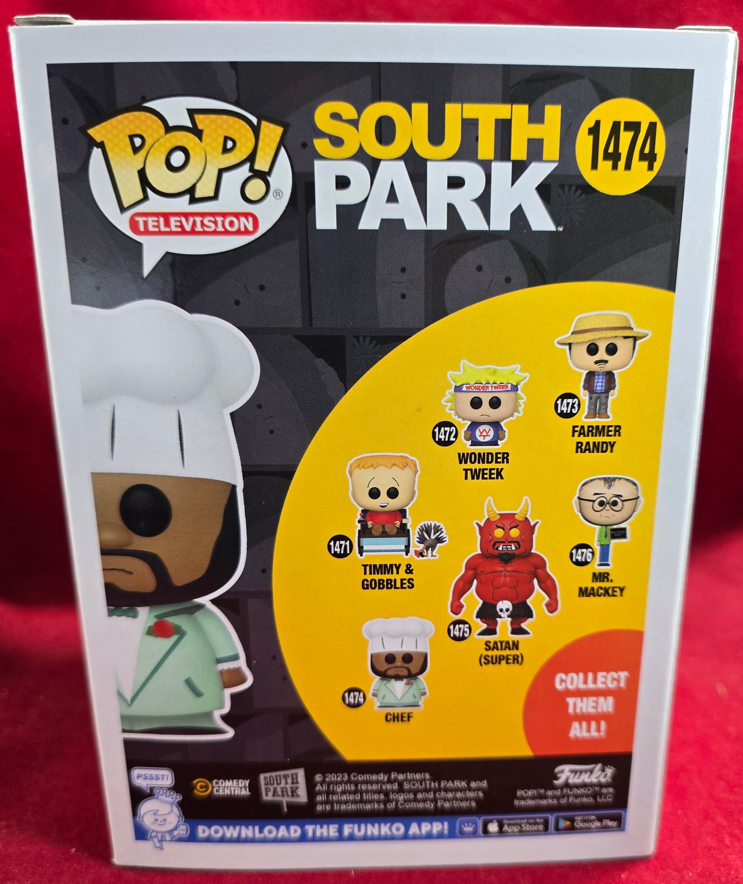 Chef funko # 1474 (nib) With pop protector