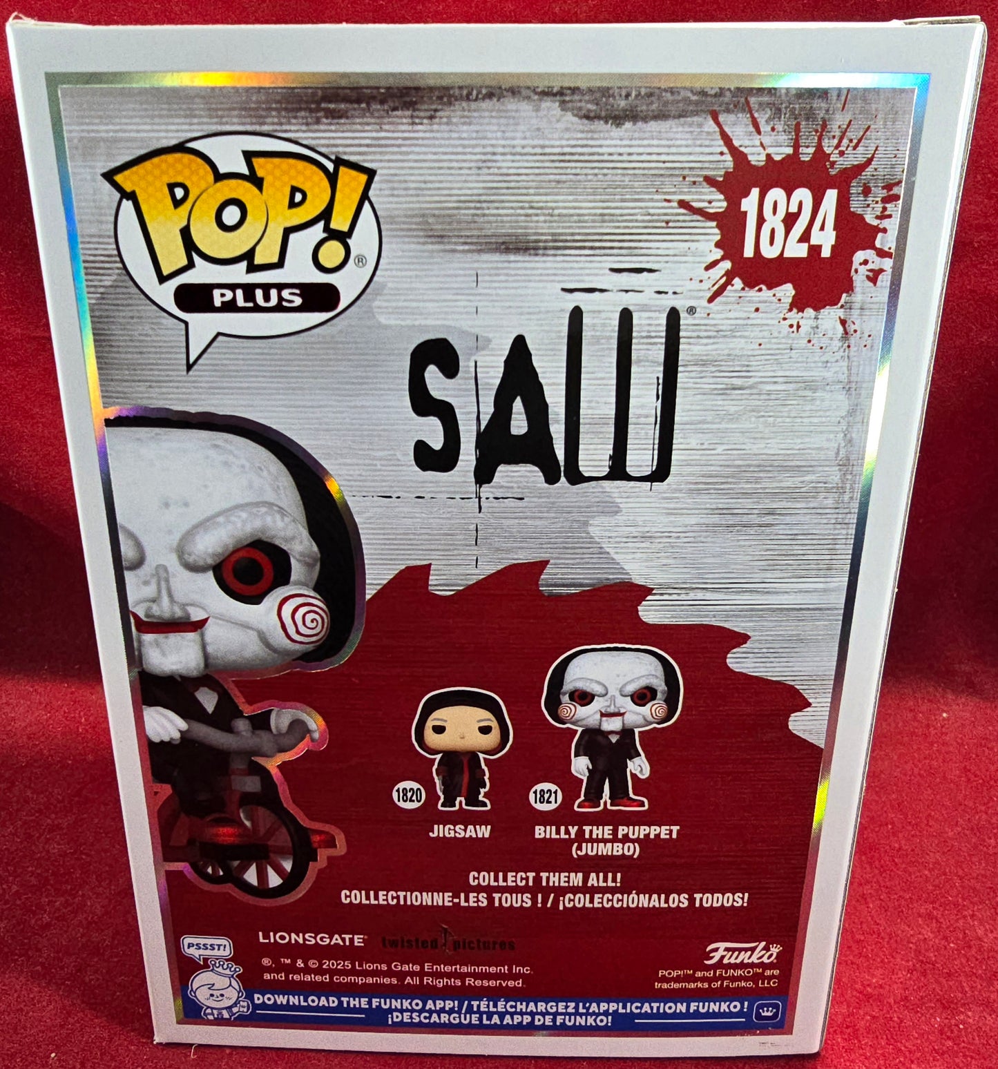 Billy The Puppet Amazon Exclusive Funko # 1824 (Nib)
With pop protector