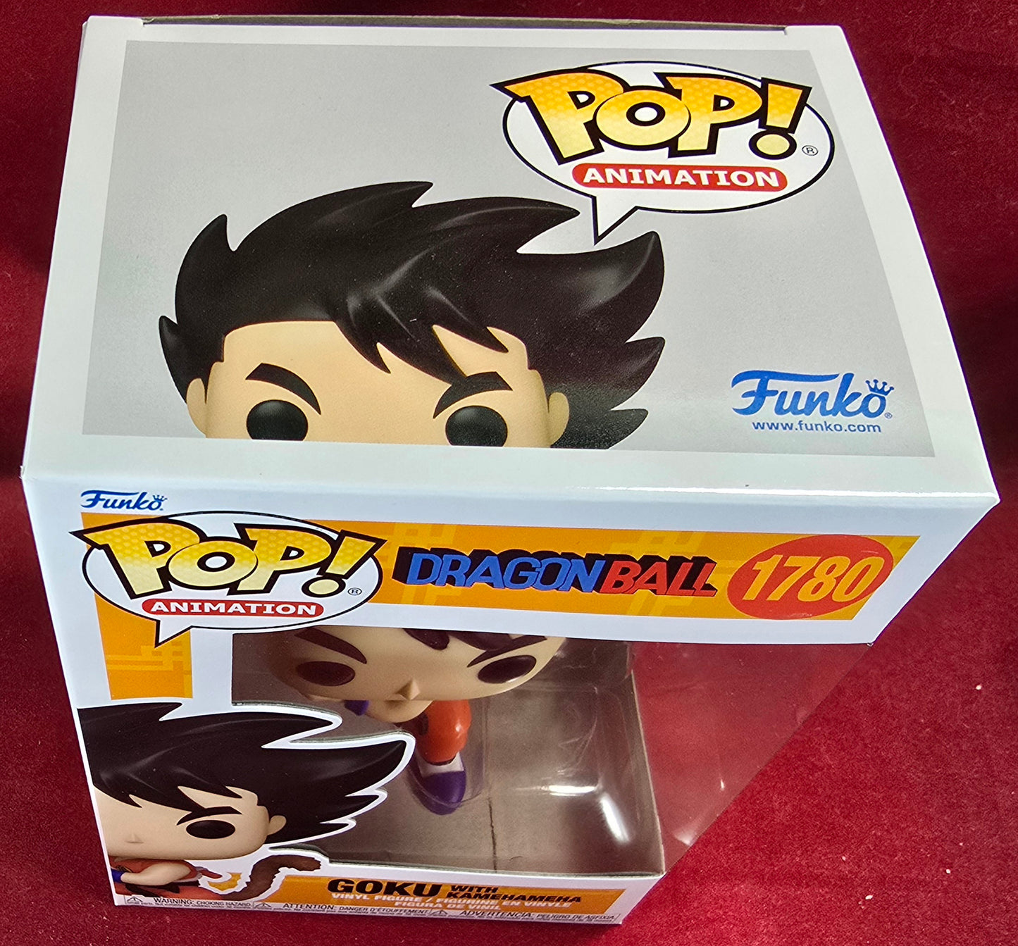 Goku with kamehameha funko # 1780 (nib) With pop protector