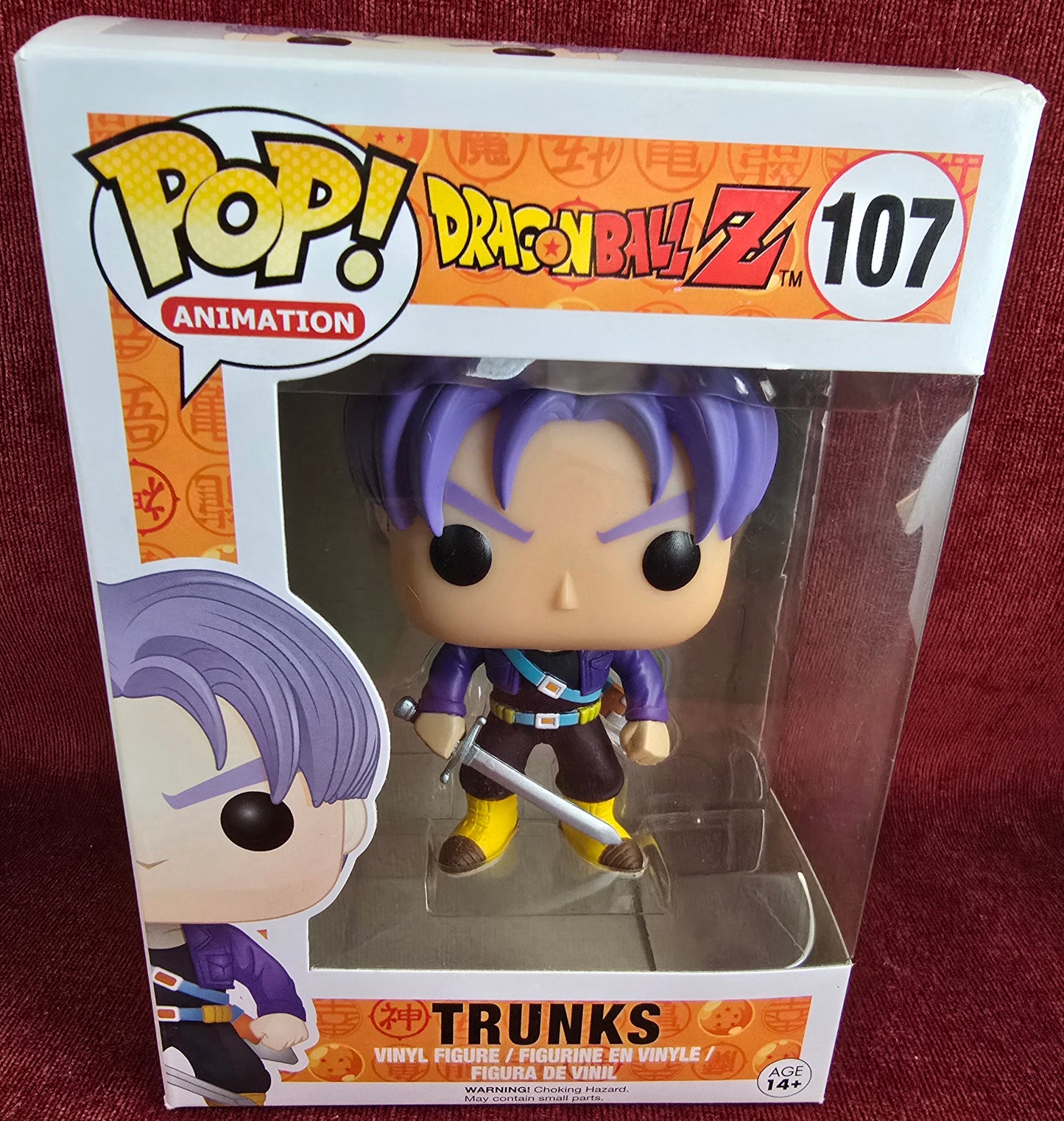 Trunks funko # 107 (nib) With pop protector