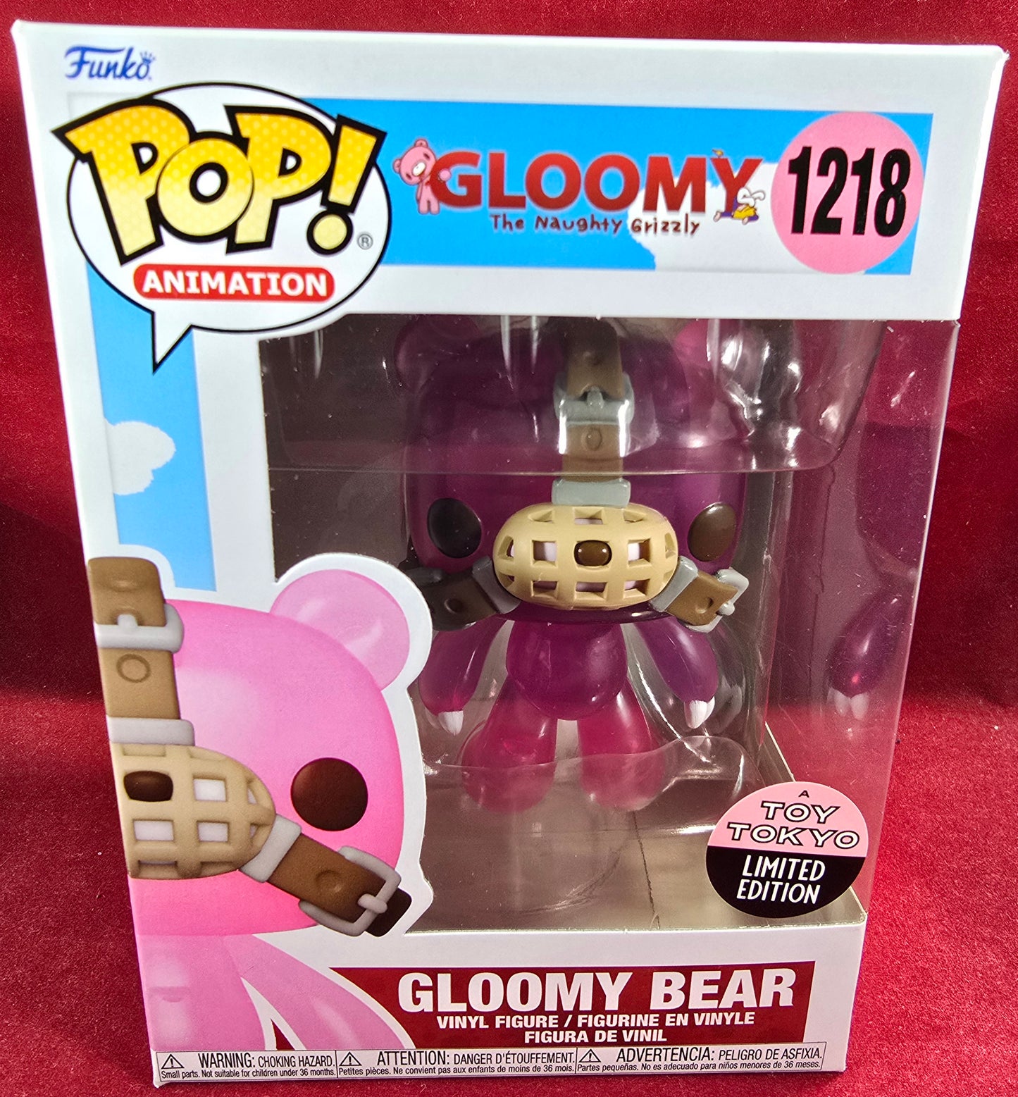 Gloomy Bear Toy Tokyo exclusive funko # 1218 (nib) With pop protector