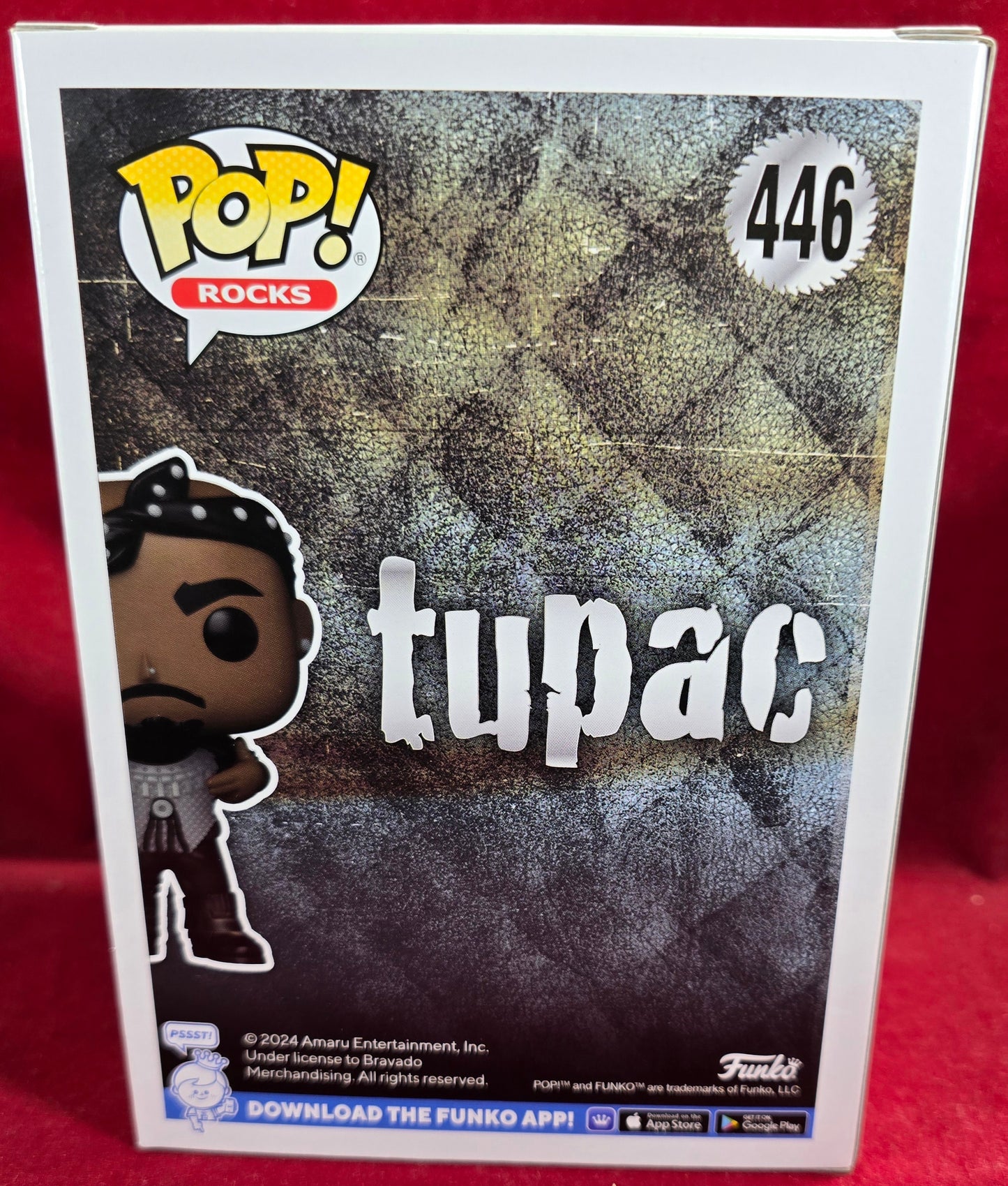 Tupac Shakur funko # 446 (nib) With pop protector