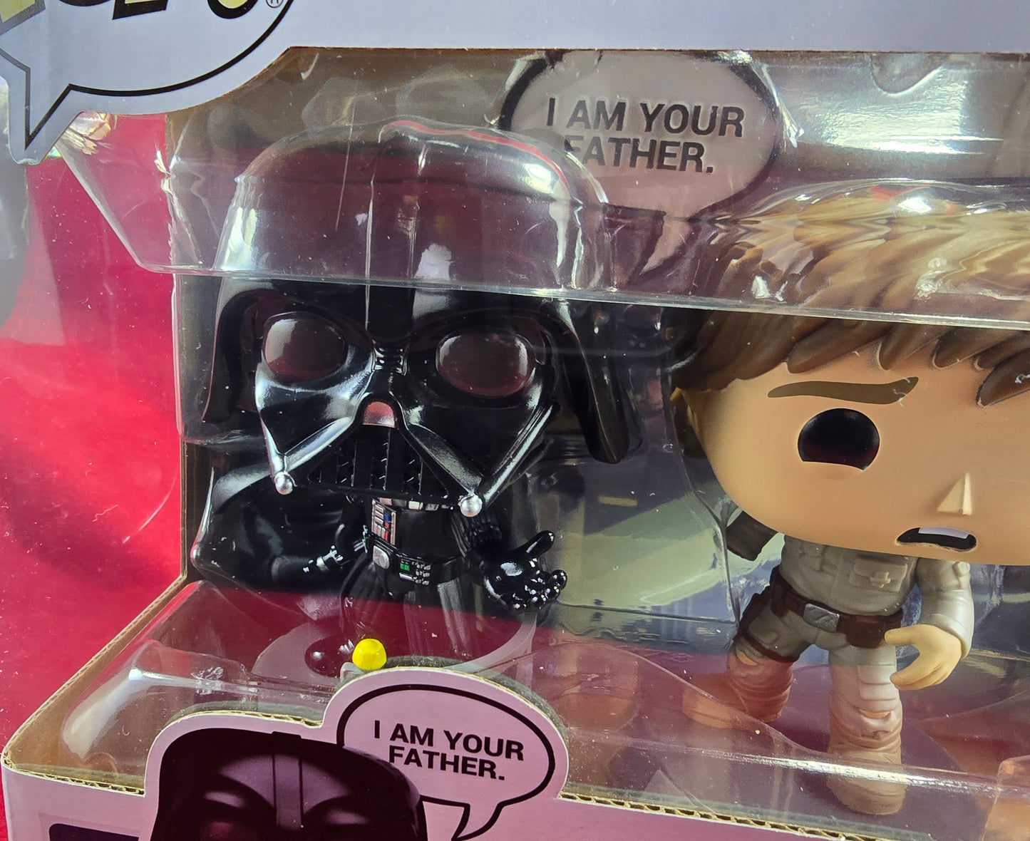 Darth Vader & Luke Skywalker funko 2 pack (nib) With pop protector