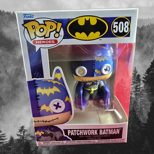 Patchwork batman funko # 508 (nib) With pop protector