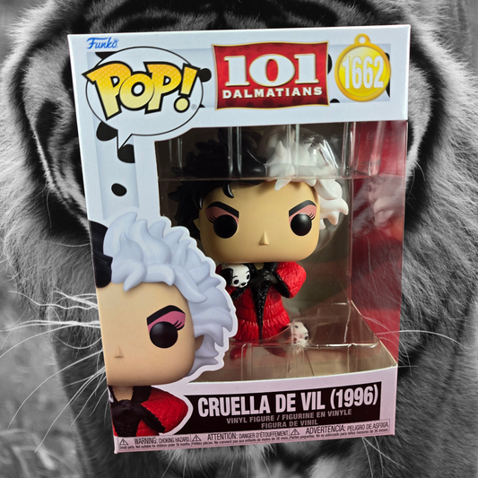 Cruella De Vil (1996) Funko # 1662 (Nib) With pop protector
