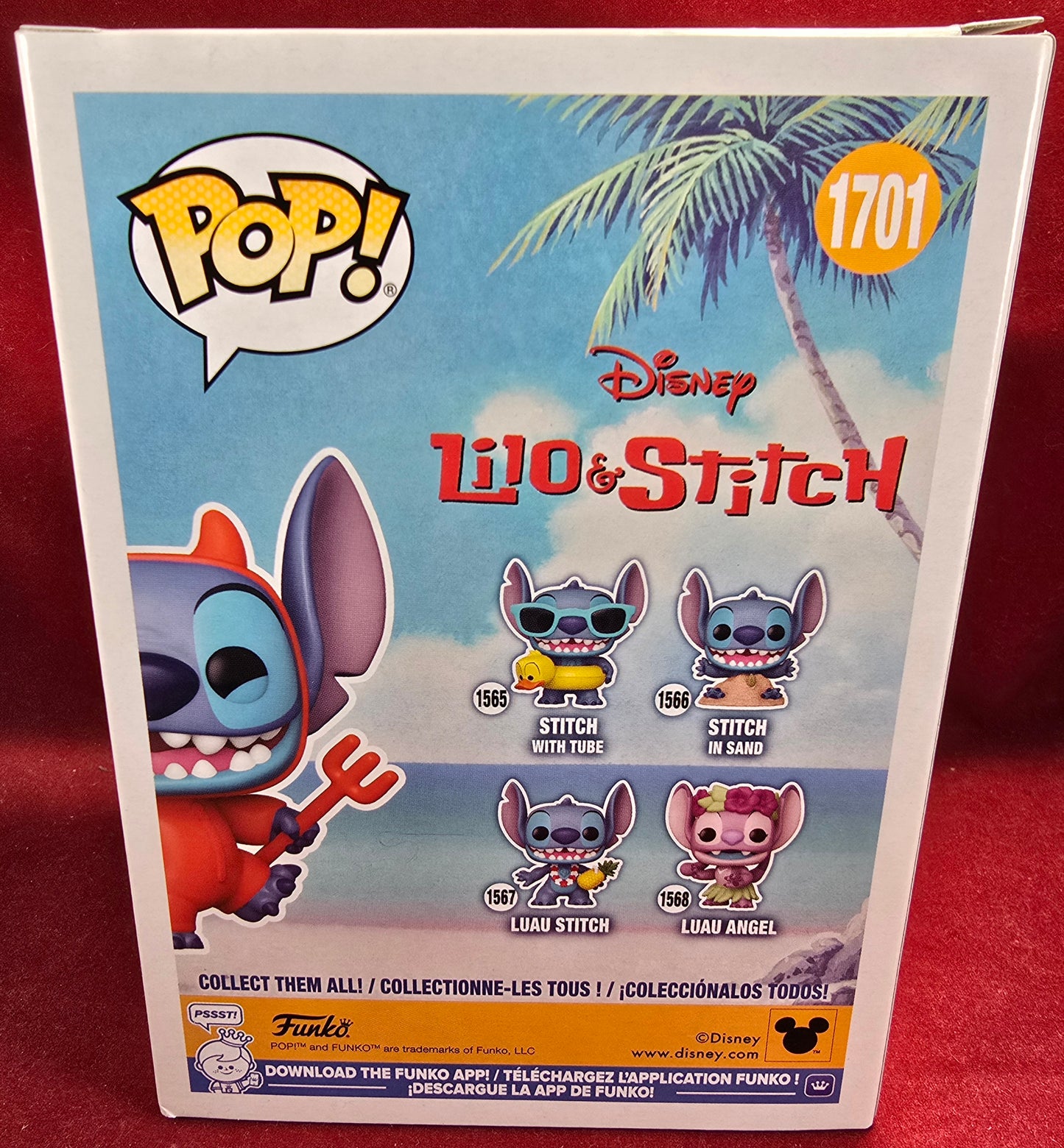Devilish Stitch Entertainment Earth Exclusive Funko # 1701 (Nib)
With pop protector