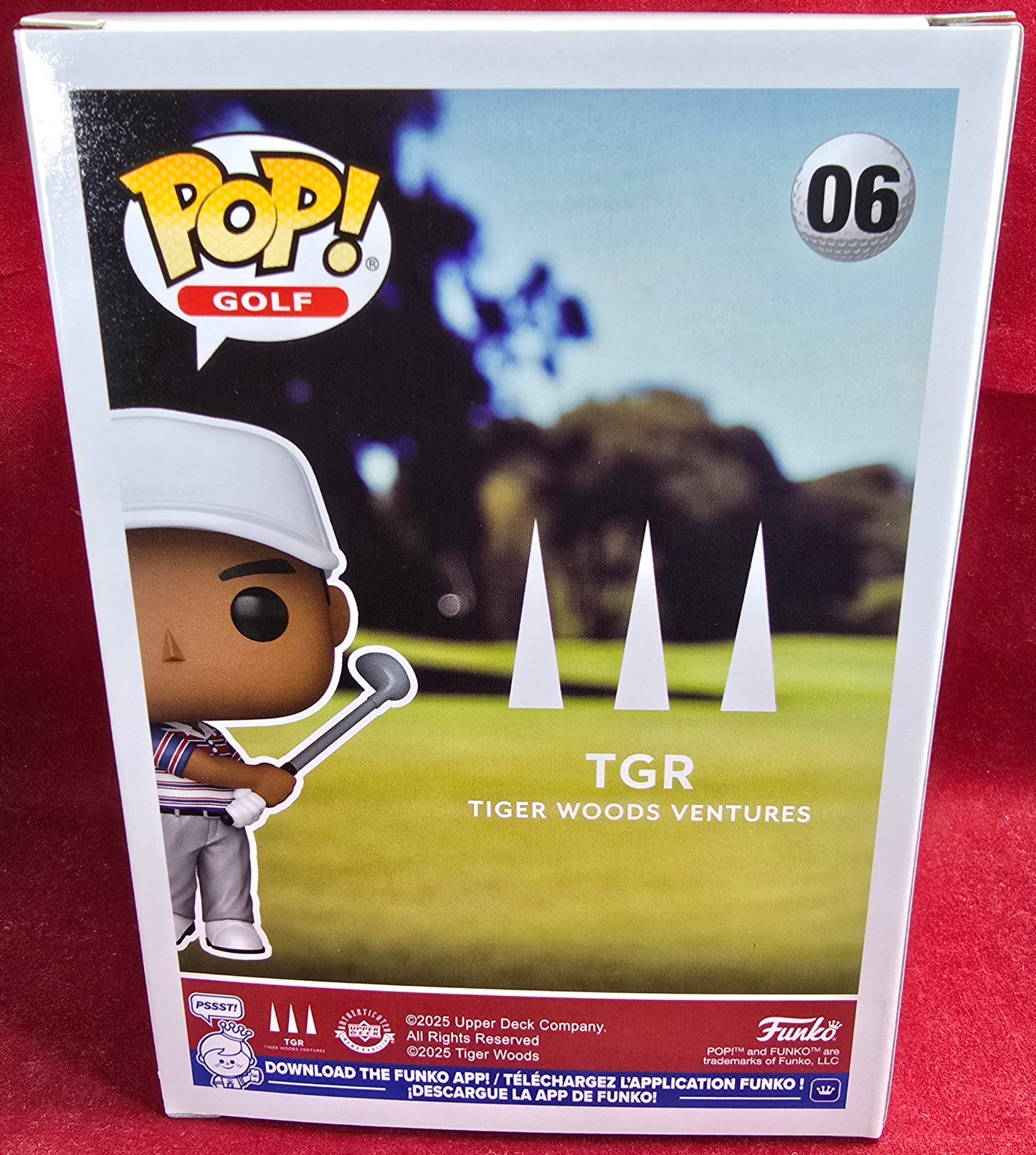 Funko Pop! Tiger Woods Funko # 06 (Nib)
With pop protector