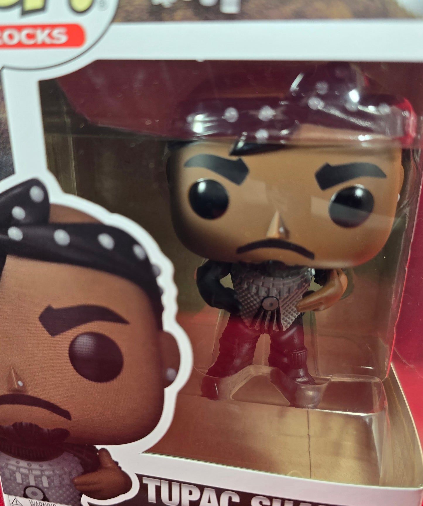 Tupac Shakur funko # 446 (nib) With pop protector