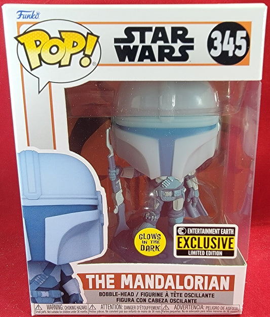 The Mandalorian entertainment earth exclusive funko # 345 (nib)