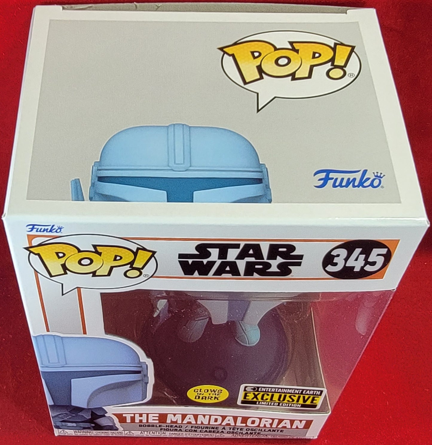 The Mandalorian entertainment earth exclusive funko # 345 (nib)