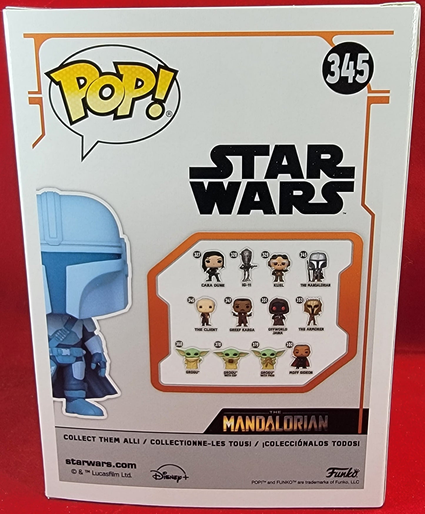 The Mandalorian entertainment earth exclusive funko # 345 (nib)