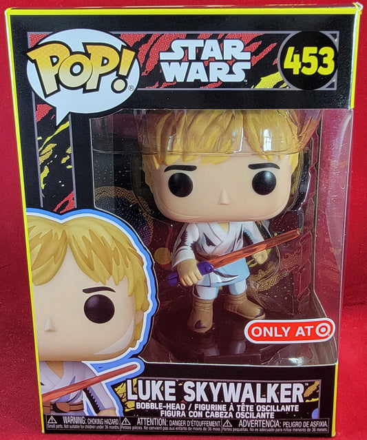 Luke Skywalker target exclusive Funko # 453 Star Wars Pop (nib)