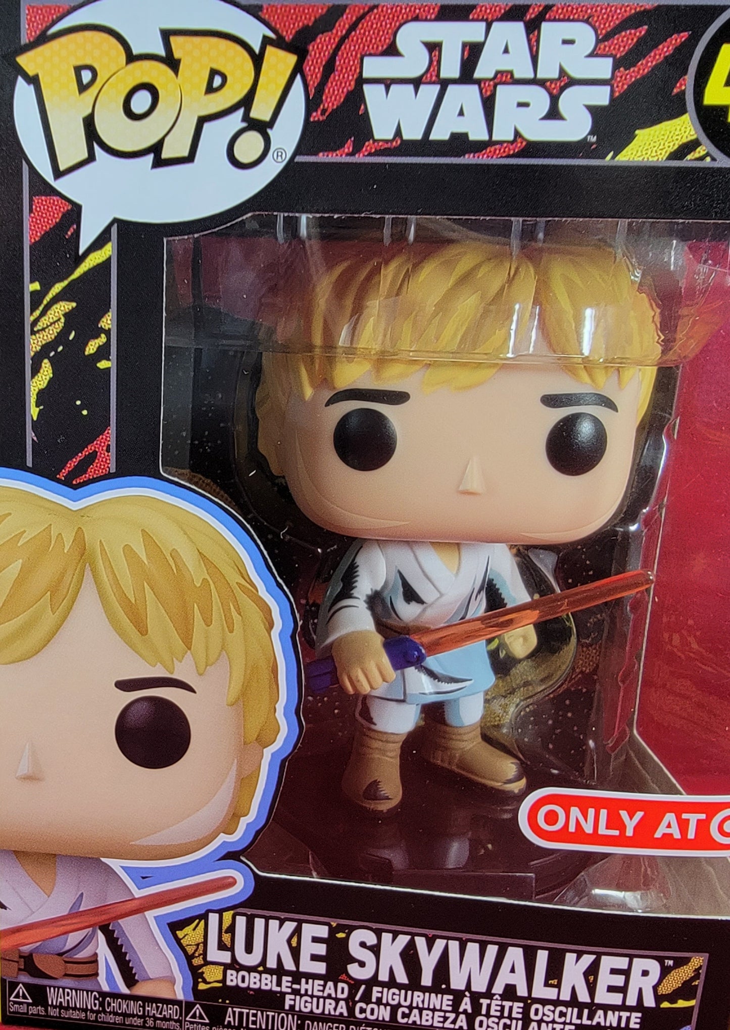 Luke Skywalker target exclusive Funko # 453 Star Wars Pop (nib)