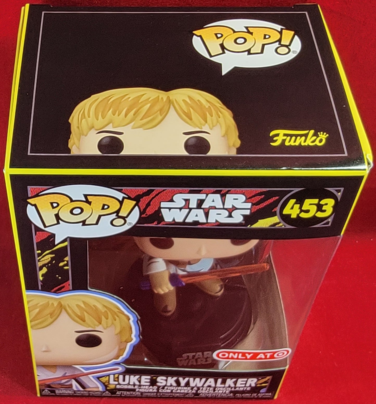 Luke Skywalker target exclusive Funko # 453 Star Wars Pop (nib)