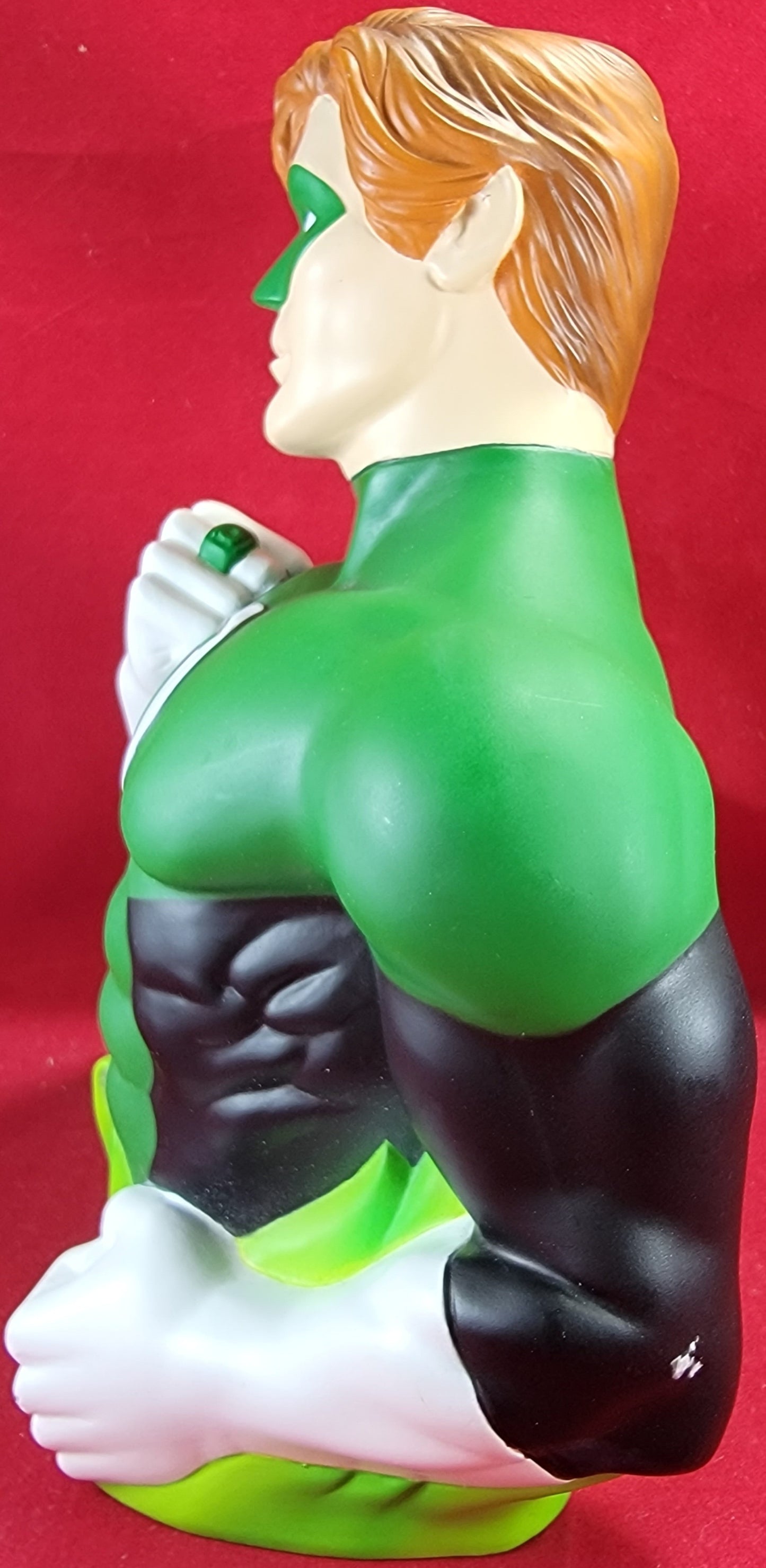 Green lantern hard vinyl coin bank