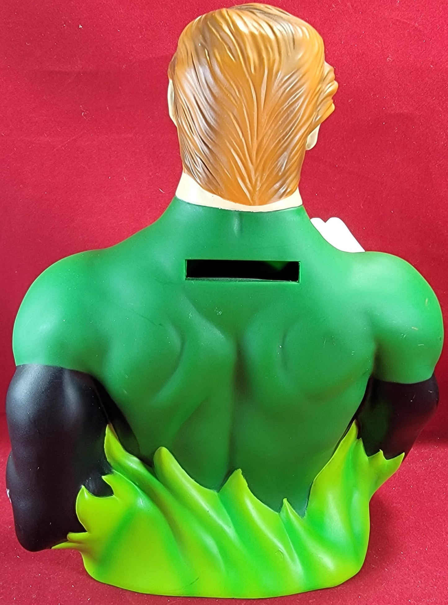 Green lantern hard vinyl coin bank