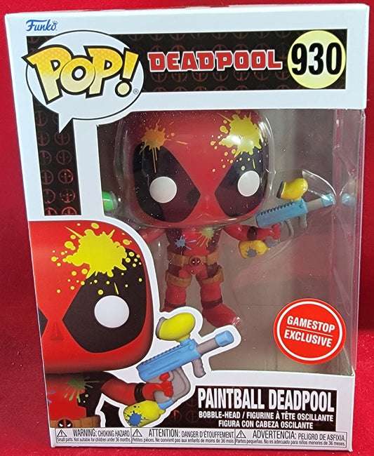 Paintball deadpool gamestop exclusive funko 930 (nib)