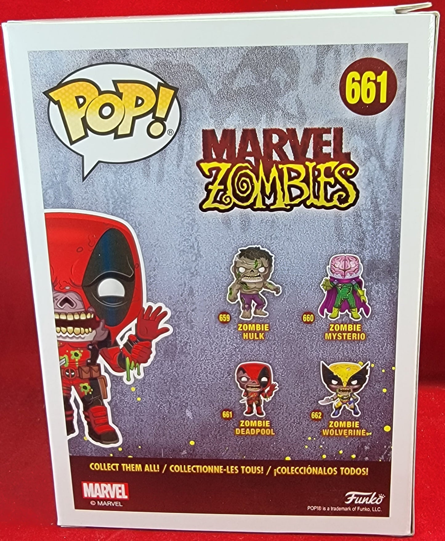 Marvel zombie deadpool funko # 661 (nib)