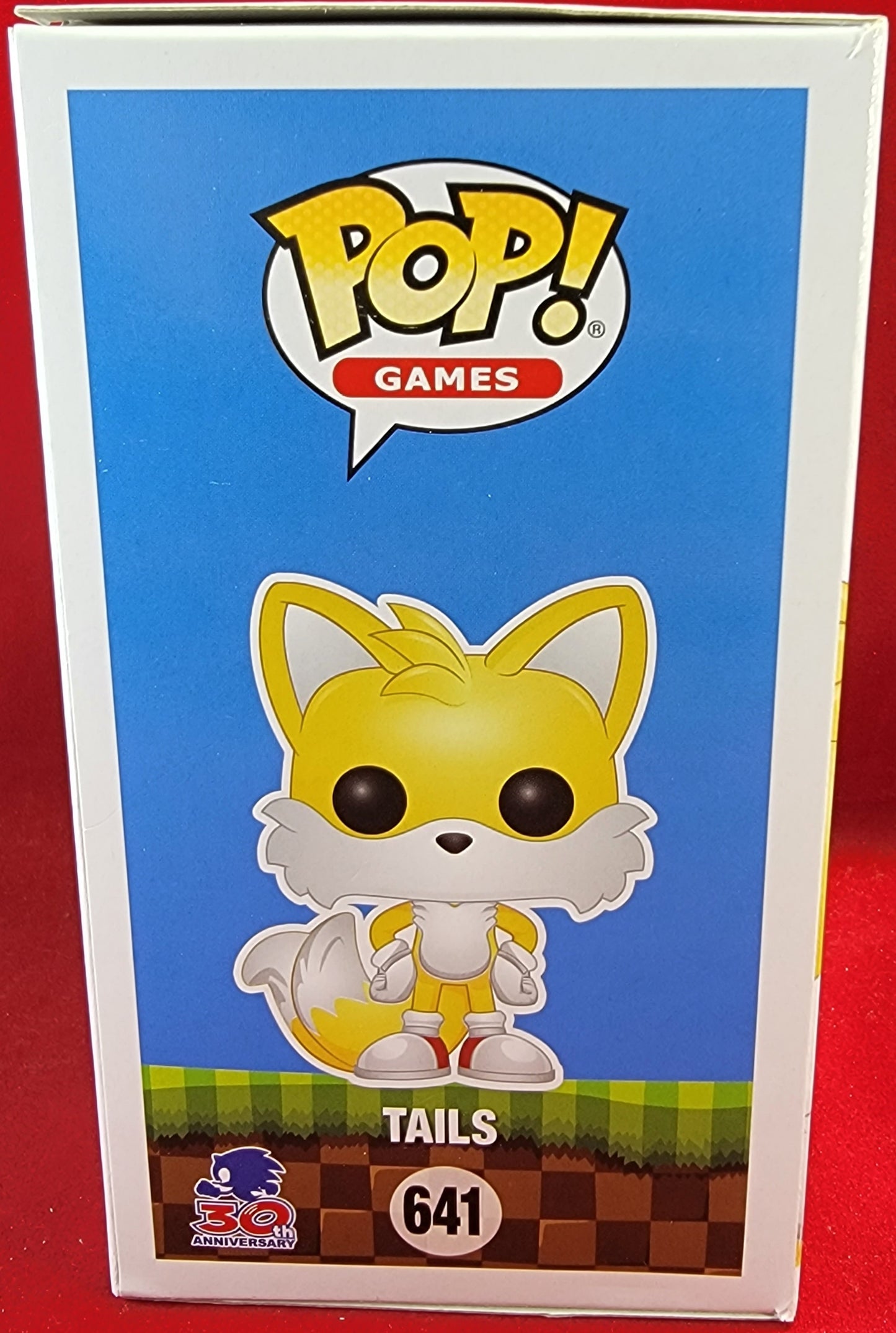 Sonic tails flocked target con 2021 exclusive funko # 641 (nib)