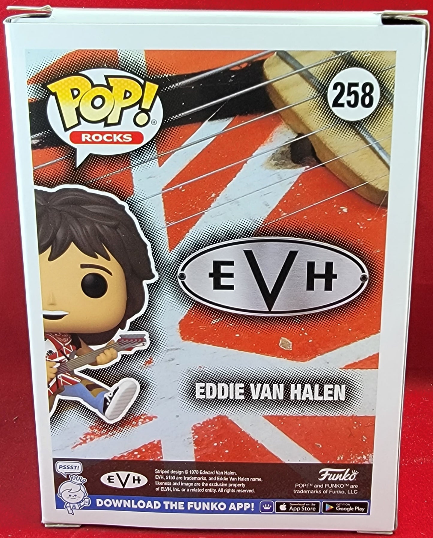 Eddie van halen funko # 258 (nib)