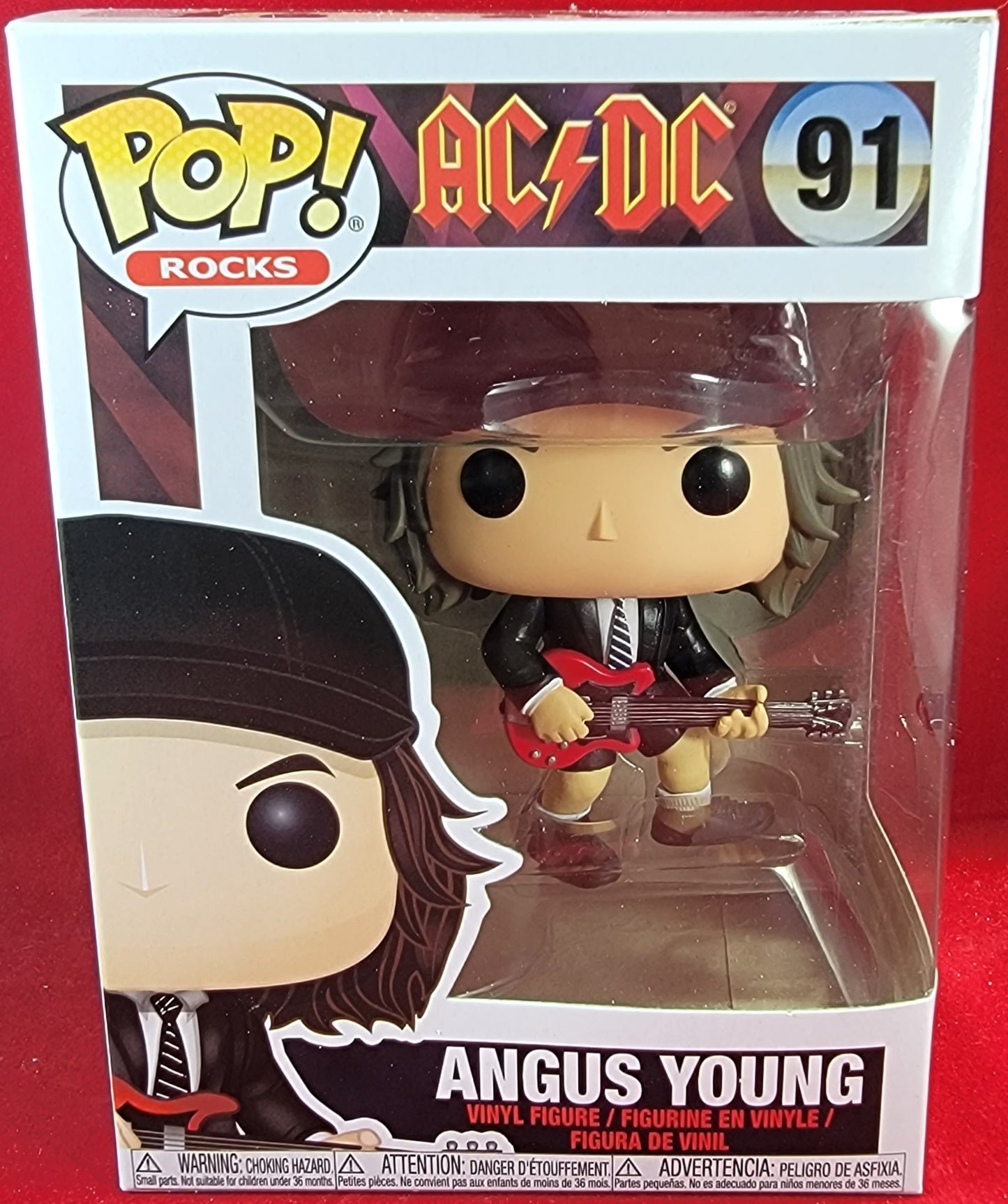 Angus young of acdc funko # 91 (nib)