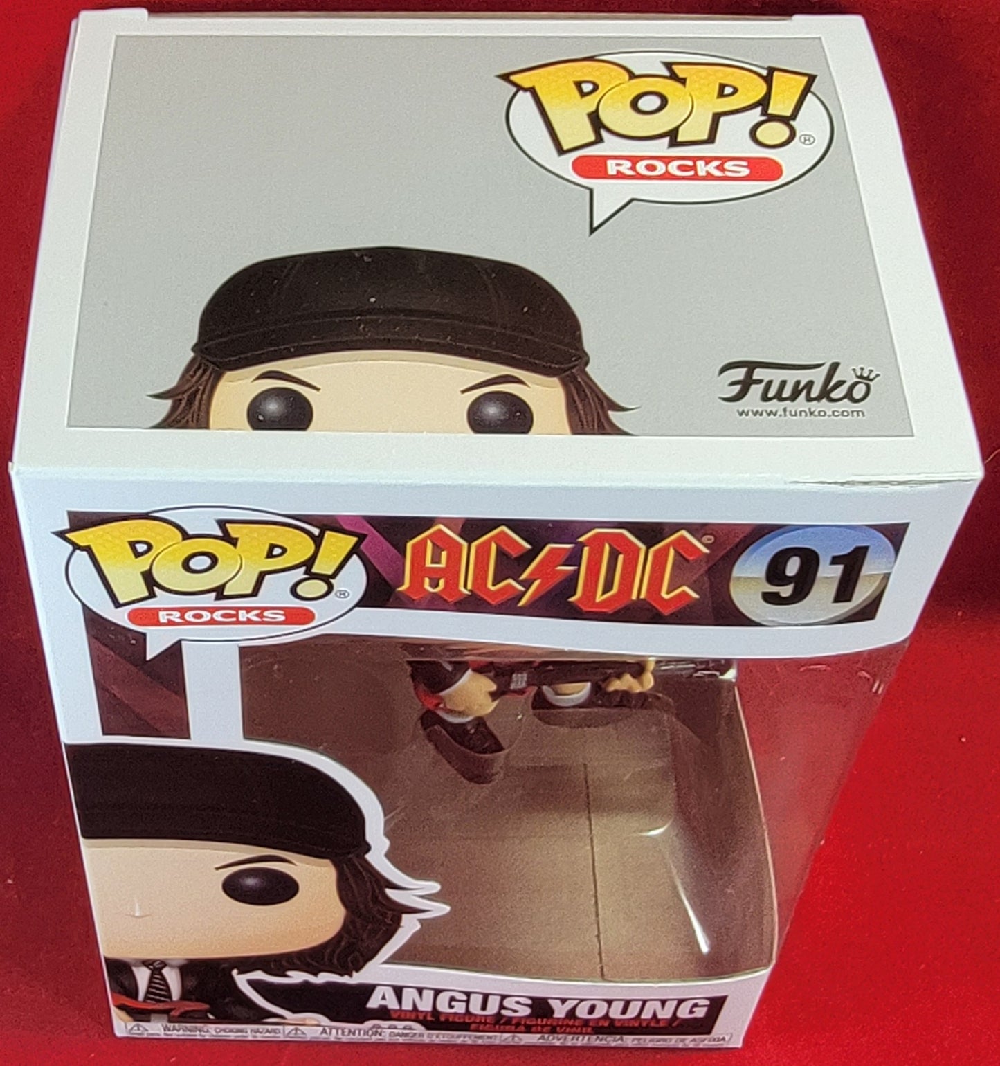 Angus young of acdc funko # 91 (nib)