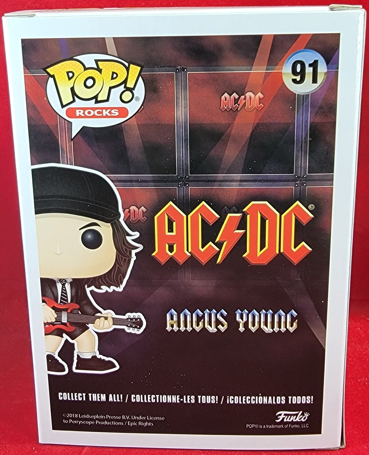 Angus young of acdc funko # 91 (nib)