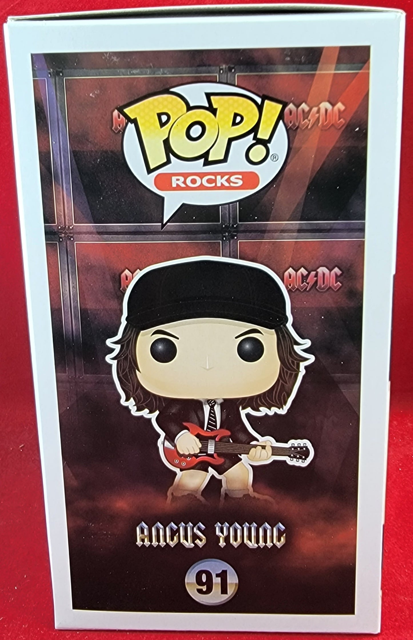Angus young of acdc funko # 91 (nib)