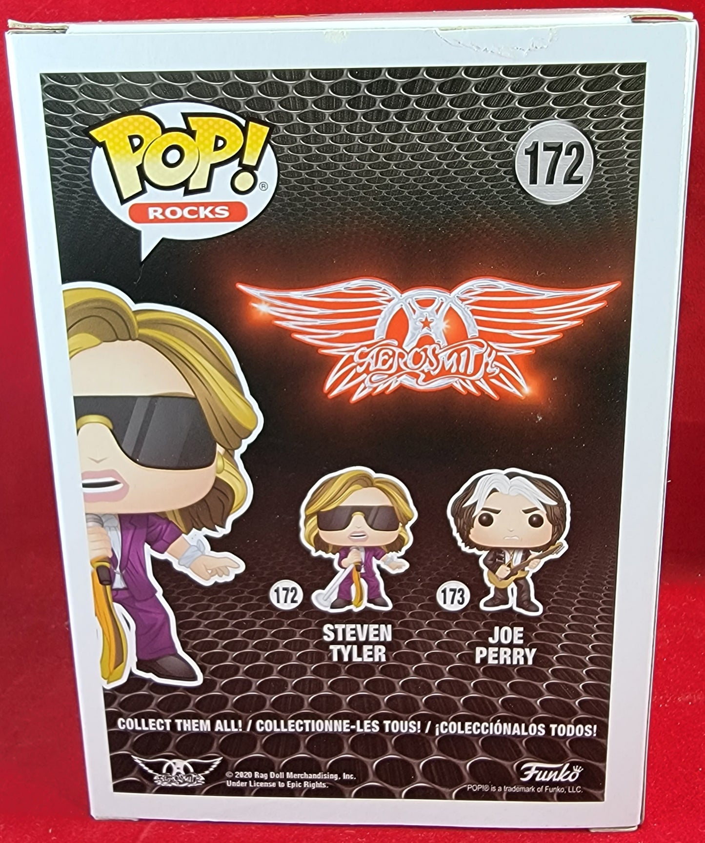 Funko Pop Rocks - Aerosmith - Steven Tyler funko # 172 (nib)