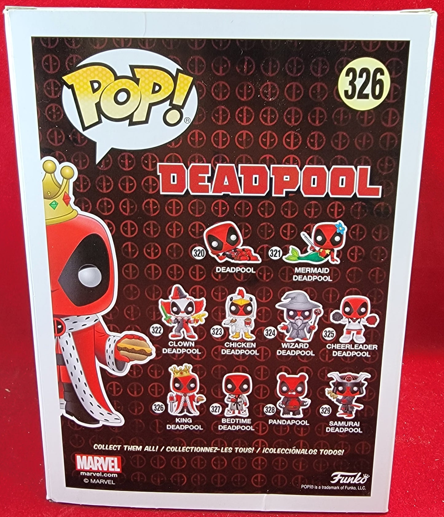 King deadpool fye exclusive funko # 326 (nib)