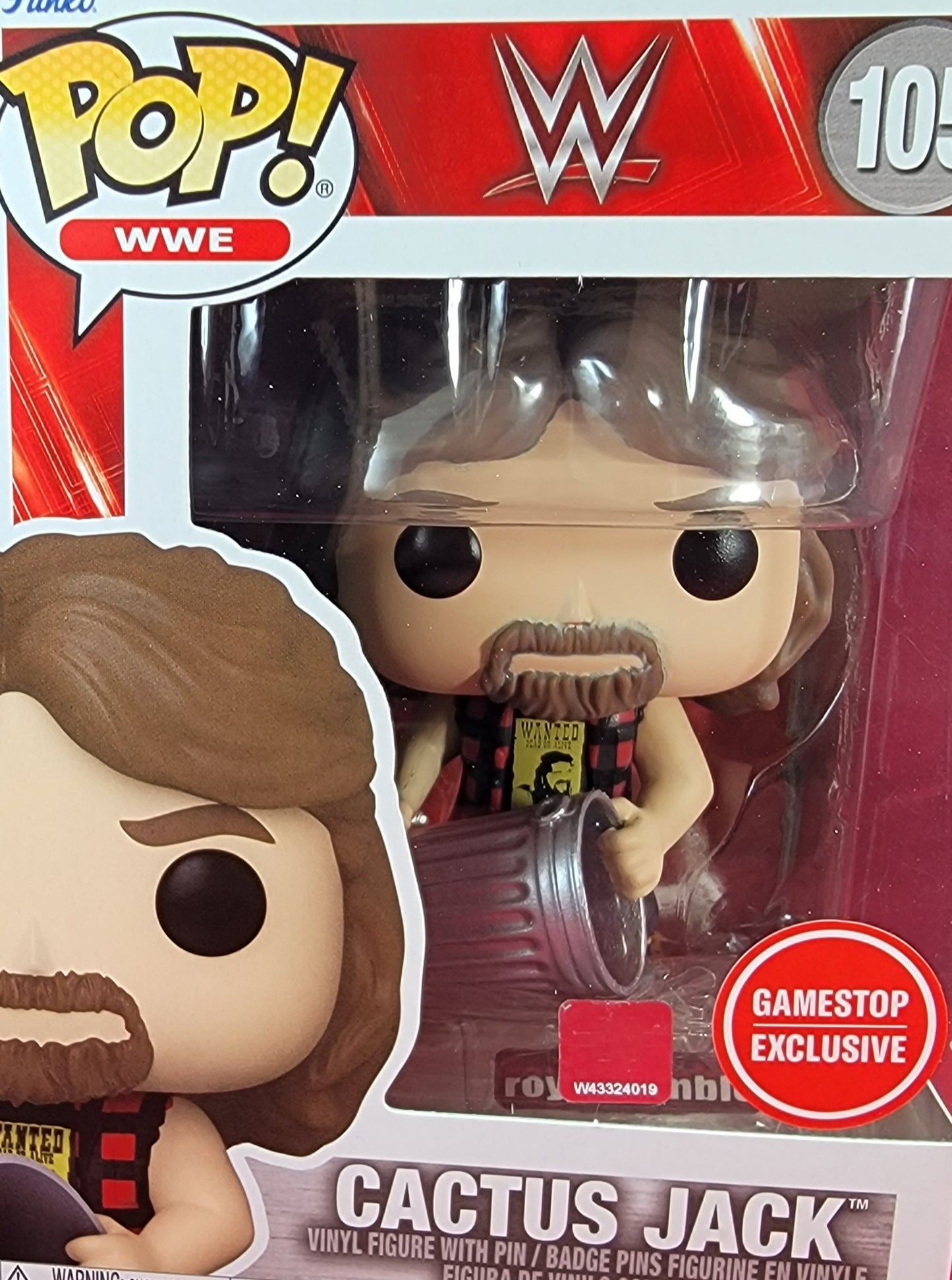 Cactus jack gamestop exclusive # 105 funko (nib)